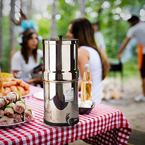 Doulton W9361122 Gravity Water Filter System Stainless Steel with 4x