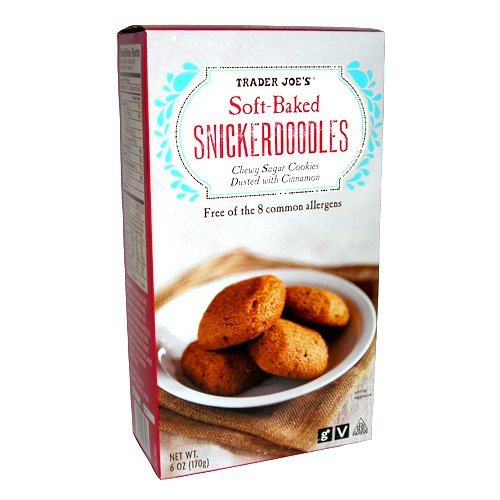 Trader Joes Softbaked Snickerdoodles Chewy Sugar Cookies Dusted With Cinnamon 5 Pack by Trader