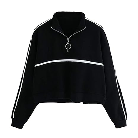 Styledress Sweatshirt Damen,Damen Langarmshirt Hoodie Bedruckt Kapuzen Sweatshirt Sweatjacke Langarm Pullover T-Shirt Obertei