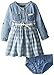 Calvin Klein Baby-Girls Infant Denim Dress with Roll Up Sleeves