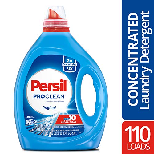 Persil ProClean Power-Liquid Laundry Detergent, Original Scent, 2X Concentrated, 110 Loads