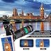 Phone Camera Lens Kit, Mikikin 5 in 1 Cell Phone Lens - 20X Telephoto Zoom Lens, 20X Macro Lens, 198° Fisheye Lens, 0.62X Wide Angle Lens & 2X Zoom Lens for iPhone XS Max/XS/XR/X/8/7/6/5S Plus Samsung