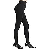 DORALLURE Opaque Fleece Lined Tights Women, Winter Warm thermal Leggings Pantyhose