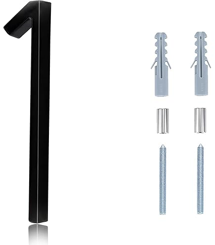 thumbnail image 2 of Yoocada 10 Inch House Numbers Large Floating Address Numbers, Modern Address Numbers Black 2 of 12