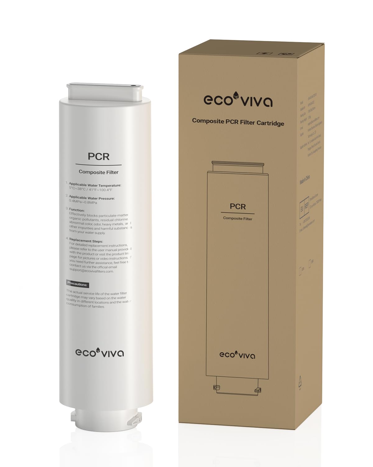 Photo 1 of Ecoviva Mate 3 Replacement PCR Filter Cartridge