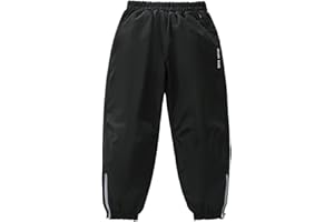 Boys Fleece Lined Snow Pants Winter Padded Warm Waterproof Ski Snowpants Kids Toddler Straight Insulated Overall