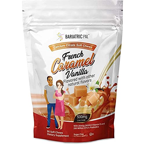 Calcium Citrate Soft Chews 500 mg (French Caramel Vanilla)