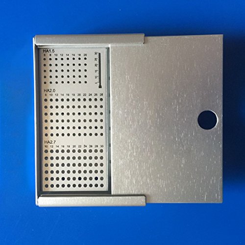 Tinsay Bone Screws Case Rack HA1.5mm 2.0mm 2.7mm Veterinary Orthopedics Instruments Stainess Steel