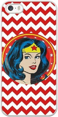 Apple iphone 5 5S SE Case, Wonder Woman Phone Case for Apple iphone 5 5S SE White Plastic Ultra Slim Cover Case GHST1123521