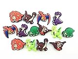 14pcs Time Before Land Dinos / Dinosaurs Shoe Charms for Croc & Wristband Bracelet