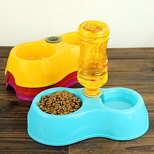 Feeder for Cats Automatic Pet Feeder Double Bowl Dog Feeding & Watering Supplies Eco-friendly Slip-resistant Cat Water Dispenser