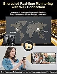 4K Hidden Camera Live Feed WiFi, KINGDANS Night