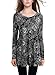 BAISHENGGT Women's Flared Comfy Loose Fit Tunic Top XX-Large Black
