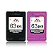 MONY Remanufactured Ink Cartridge Replacement for 63XL ( Black,Cyan,Magenta,Yellow , 2-Pack )