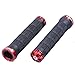 BONMIXC Bike Handlebar Grips, Aluminum Alloy Single-Side Locking Mountain Bike Grips for MTB BMX Folding Bike