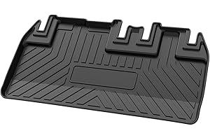 YQBRAND Sienna Cargo Mat - Compatible with 2011-2019 Toyota Sienna，All Weather Rear Cargo Liners Trunk Tray Floor mats，3D Tech Waterproof Durable Odorless TPO Accessories(Without Power Folding 3rd Row Seats)