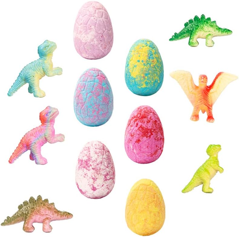 Healifty 6pcs Dinosaur Bath Toy Bombs for Toddler Children Kids Safe