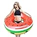 Sakiyr 46 Inch Giant Watermelon Pool Float Summer Outdoor Inflatable Swimming Pool Party Decoration Toys for Adults & Kids With Rapid Valves