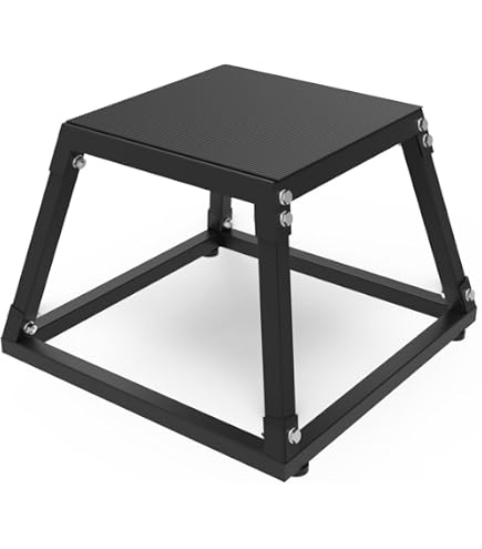 Jumpsoles Plyometric Training Platforms - Red & Gray Box SKYSHALO Plyometric Jump Boxes, 12/18/24/30 in. Red Plyo Box  main image 4