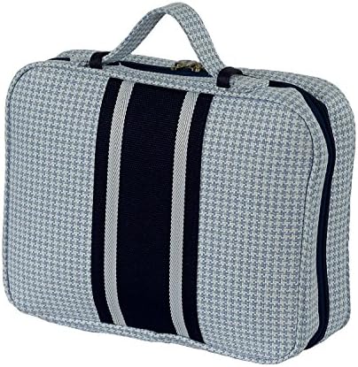 Bellemonde Hanging Toiletry Bag Travel Kit for Men and Women | Washable, Stain-resistant | Timeless Design Toiletry Organizer, Makeup Bag, Cosmetic Bag | Packs Flat 12 x 10 x 3.5 | BL178