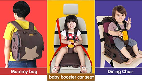 3 in 1 Baby Seat Portable Kids Cover Shoulder Harness Strap Seatbelt Adjuster for Child Mommy Bag Feeding Chair Toddler seat