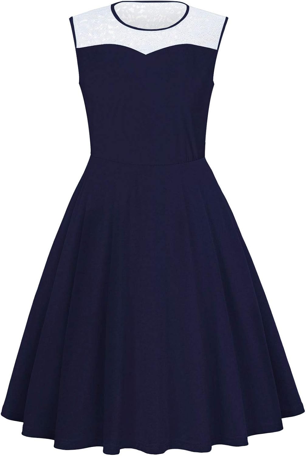 NEWISTAR Women's Plus Size Christmas Halloween Daily Dresses Sleeveless