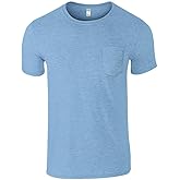 Have It Tall Men's Tall Pocket T Shirt Soft Blend Fabric