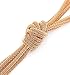 VUJANTIRY Long Necklace for Women Pendant Necklace Y Shape Knot Sweater Necklace Strands for Girls Fashion Jewelry (Gold)