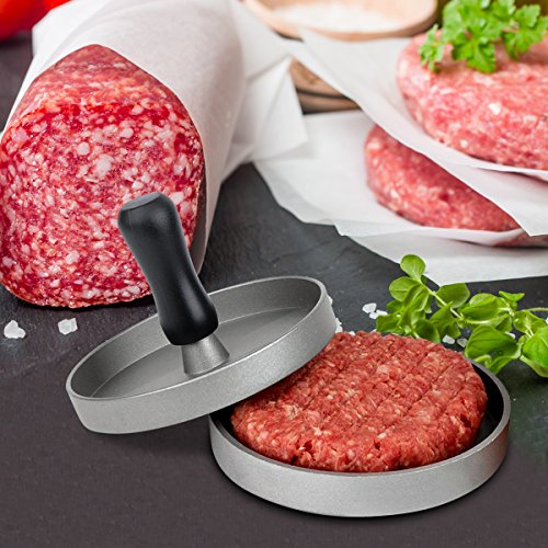 ACLUXS Hamburger Press Aluminum Burger Press, Heavy Duty Non-Stick Hamburger Patty Maker, Perfect Hamburger Mold Ideal for BBQ,Essential Kitchen & Grilling Accessories