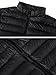 ZSHOW Men's Ultra Light Packable Down Puffer Jacket(Black,Small)