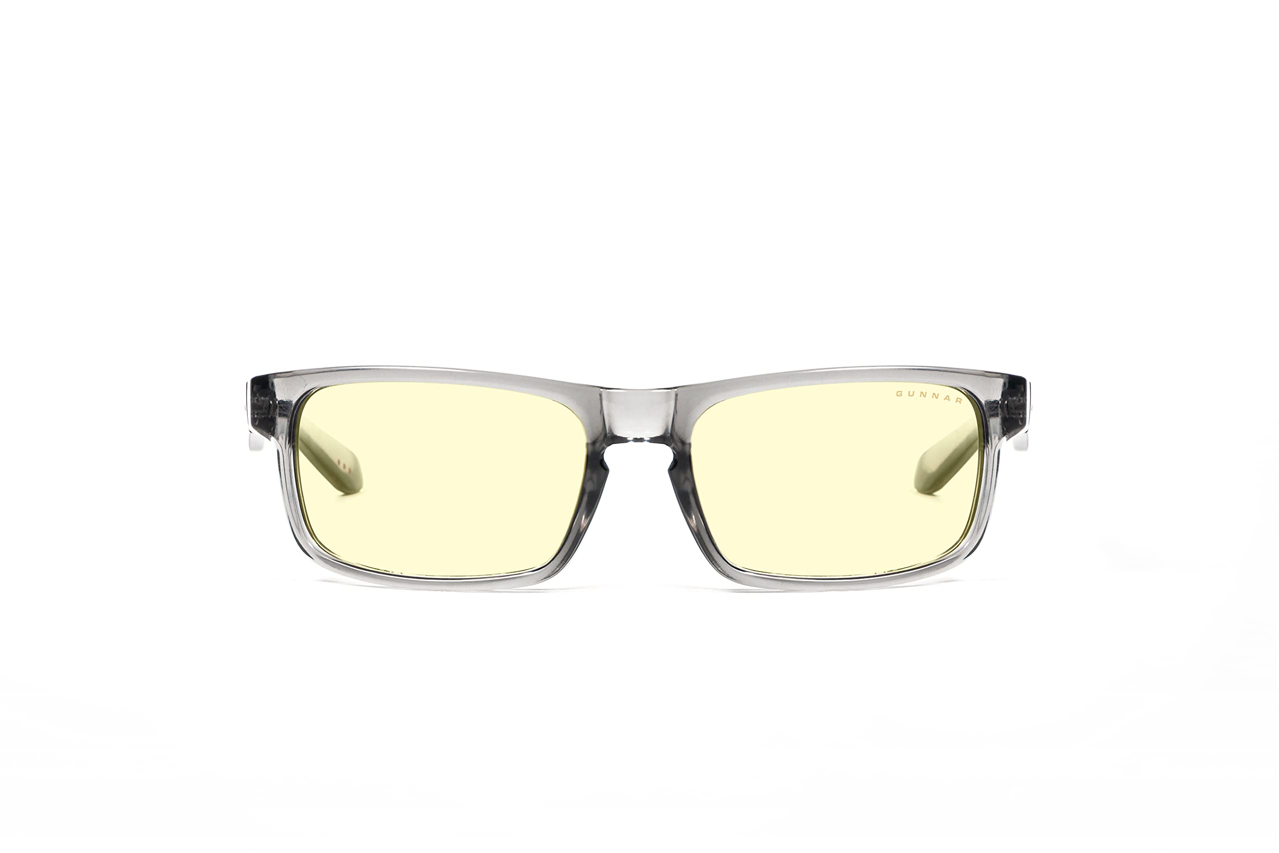 Gunnar Gaming and Computer Eyewear - Enigma, Frame Colour: Smoke, Lens Tint: Amber (Blocks 65% Blue Light & 100% UV Light) - Blue Light Blocking Glasses - Patented lens - Reduce eye strain & dryness โ image 1
