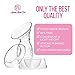 Manual Breastmilk Pump with Lid - 100% Silicone Food Grade BPA Free Portable Breast Pump - Breast Milk Catcher for Breastfeeding Moms - Best Gift for Breastfeeding Mothers
