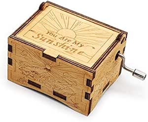 XWF Cajas Musicales 2020 Nueva Madera de la manivela Música ...