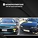 Autozensation Compatible with 1993-1997 Toyota Corolla, Left + Right Pair Headlamps Assembly, LED Chrome Housing Clear Lens Projector Headlights