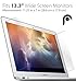 Fosmon MacBook Air 13 inch Screen Protector (1 Pack) HD Clear Screen Shield for MacBook Air LCD - 13.3 inch (16:10 Widescreen)