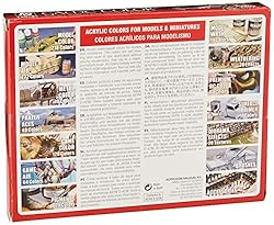 Vallejo Acrylicos Game Color Advanced Set, Model