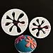 （Set of 2）Paint Splatter Cookie Cutter Set,Hand Love Sign Cookie Cutter,CupCake Decorating Gumpaste Fondant Mould
