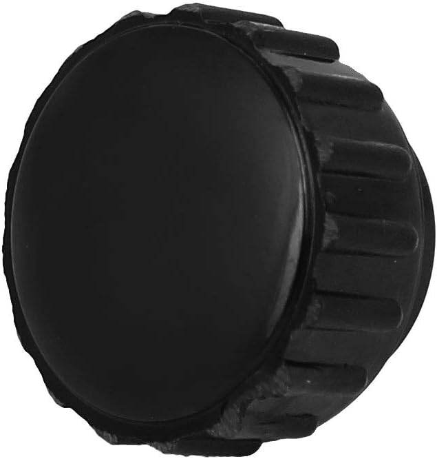 Aexit M6x21mm Plastic Ball Knobs Round Knurled Head Threaded Nut