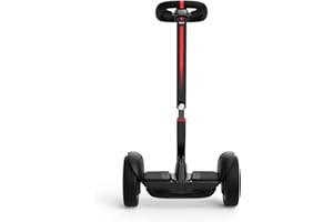Segway Ninebot S-Max Smart Self-Balancing Electric Scooter, Dual 432W Motor, Max 23.6 Miles Range & 12.4MPH, Hoverboard with LED Light, Compatible with Gokart kit, Large