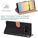 Galaxy Note 8 Case, Aicoco Flip Cover Leather, Phone Wallet Case for Samsung Galaxy Note 8 (6.3 inch) - Black
