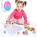 24 PCS Easter Egg Stampers Easter Toys for Easter Eggs Hunt Game, Easter Theme Party, Easter Egg Stuff, Easter Basket Stuffers Fillers, Easter Stamps Gifts, Classroom Prize 