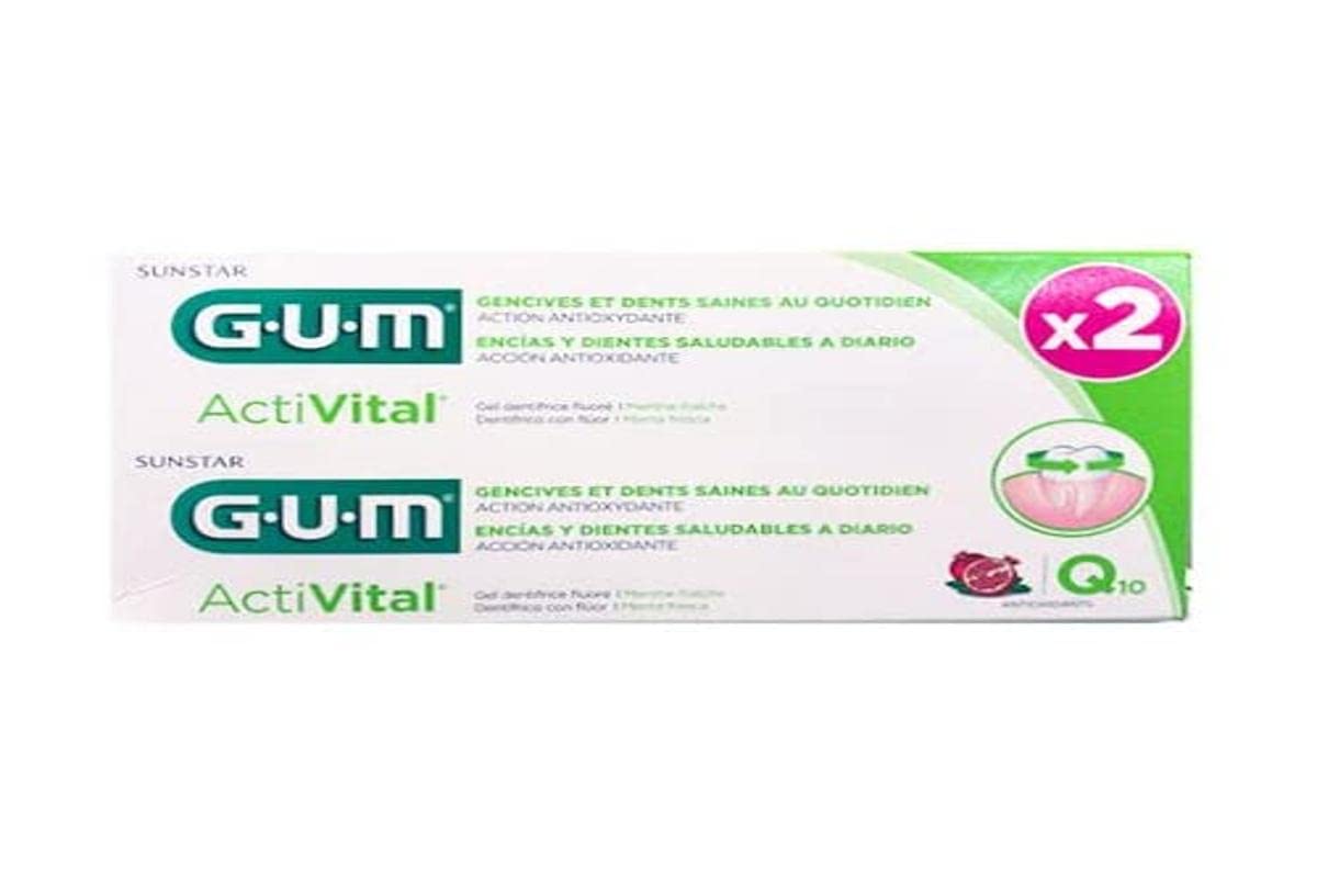Gum Activital Toothpaste Q10 2 X 75Ml