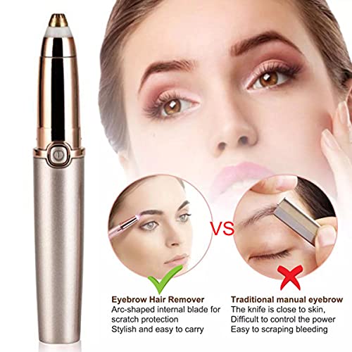 Rechargeable Eyebrow Hair Remover Eyebrow Trimmer for Women, Painless
