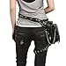 Steampunk Gothic Waist Bag Retro Rock Shoulder Bag Womens Vintage Leather Leg Bag