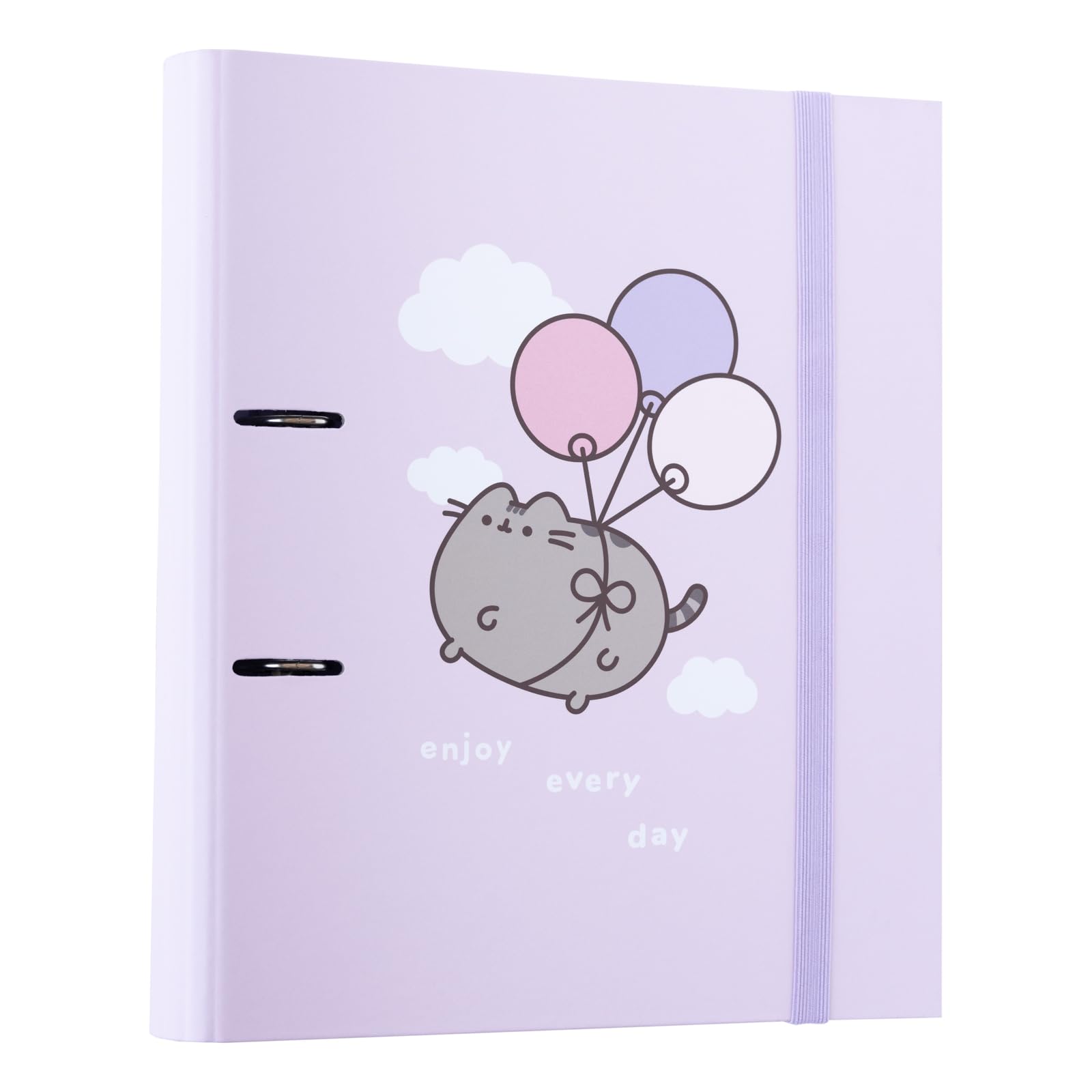 Grupo Erik 2 Ring Binder A4 - Pusheen Cat Stationery | 10.6 x 12.6 inches - 27 x 32 cm - A4 Ring Binder Folder, Document Folder | Pusheen Gifts for Cat Lovers