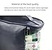 HaloVa Transparent Toiletry Bag, Clear Travel Makeup Pouch Sundry Bag, Cosmetics and Toiletries Organizer Bag with Top Handle for Men and Women, Dark Blue