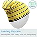 Rotibox Washable Slouchy Bluetooth Beanie Hat Cap w/Wireless Bluetooth Headphone Headset Earphone Speakers Mic for Exercise Lifestyle Sports [Running Skiing Skating Hiking - Yellow