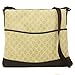 Gucci Beige Tan Denim GG Logo Crossbody Messenger Bag 374411