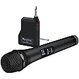 FIFINE TECHNOLOGY Wireless Microphone, Handheld Dynamic Microphone Wireless mic System for Karaoke Nights and House Parties t