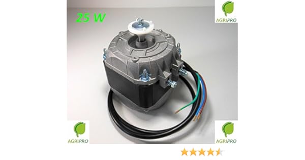 Motor con ventilador pentavalente W 25, compresor de nevera ...